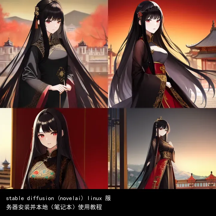 stable diffusion (novelai) linux 服务器安装并本地(笔记本)使用教程