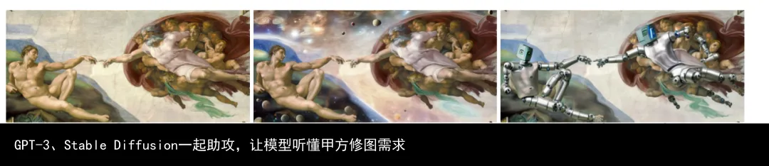 GPT-3、Stable Diffusion一起助攻,让模型听懂甲方修图需求